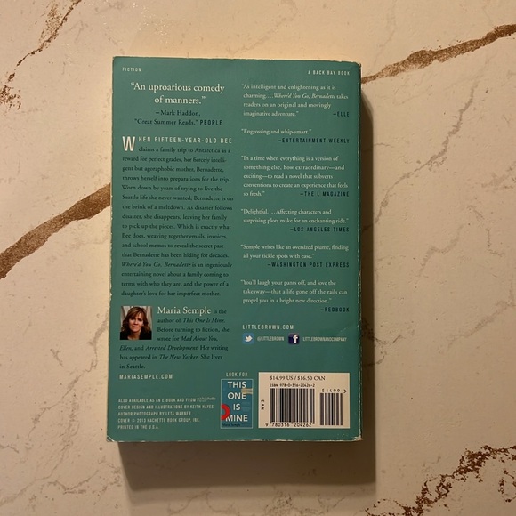 Where’d You Go Bernadette Novel - Picture 2 of 2